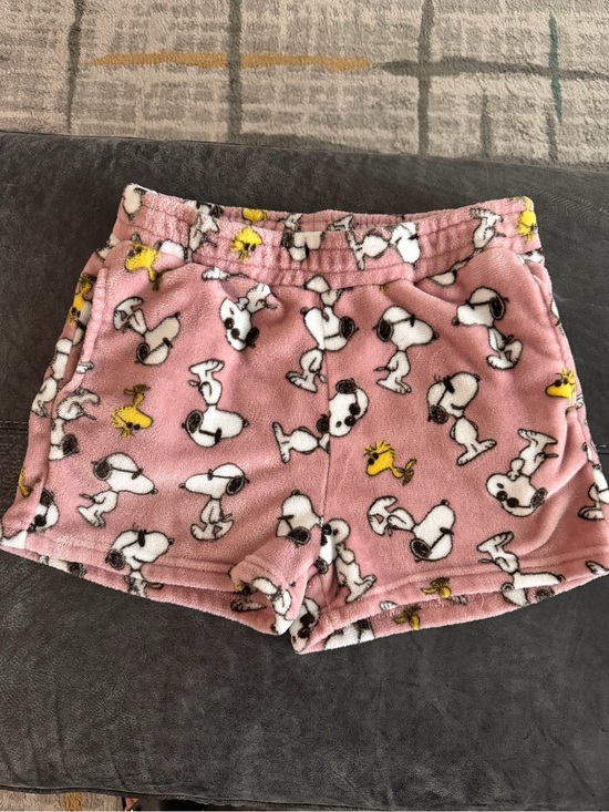 Peanuts Other - Peanuts Pink Snoopy & Woodstock Plush Shorts